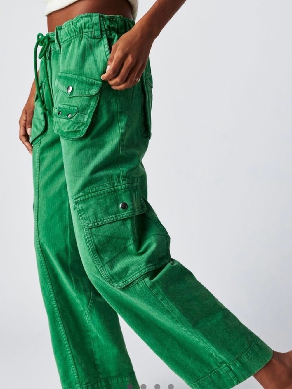 Tahiti Cargo Pants - Amazon green Utility Style - Picture 3 of 8